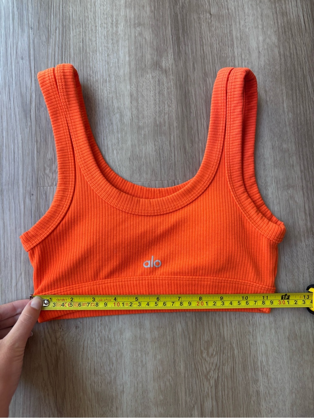ALO yoga wellness bra Tangerine/Orange Size XS View 4